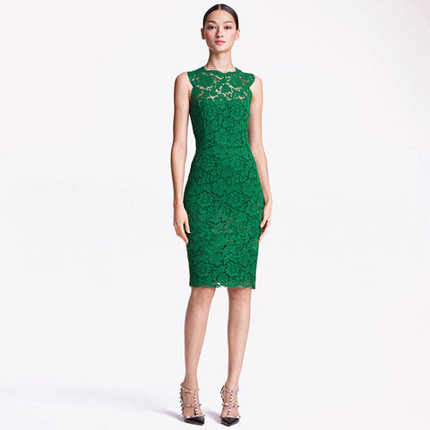 New-Arrival-2013-Hot-Sale-Women-Elegant-Lace-Fashion-Dress-Bow-Back-Dress-Vintage-Pencil-Dress